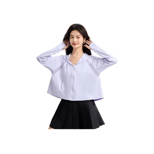 CARBAMMI 퍼플 여성 자외선 차단 옷