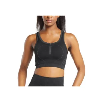 GYMSHARK Contour Heart Seamless Sport Vests Women's Black/Asphalt Gray
