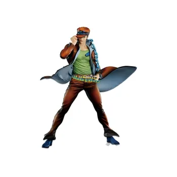 BANPRESTO Jotaro Kujo Eyeglass Factory SMSP JoJo's Wonder Adventure Manga Color Bonus Gifts 28cm