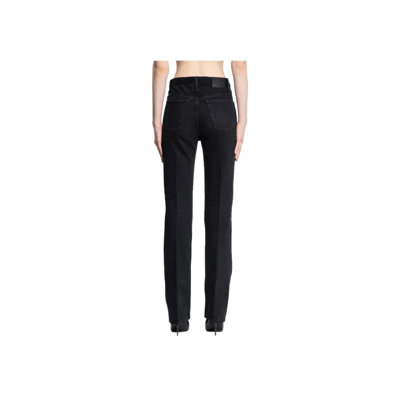 SAINT LAURENT Mid Rise Straight Leg Jeans-3