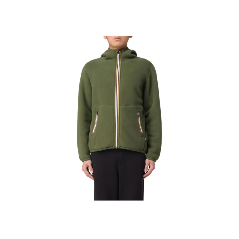K WAY Jackets & Coats Men's Green-0