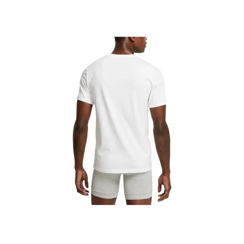 Nike Slim Fit V Neck Undershirt T Shirt Men's 2 Pack White-2