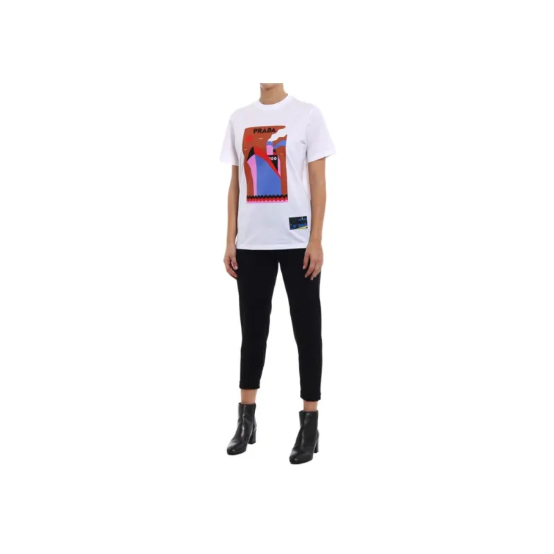 PRADA Regular T Shirt Women's White-2