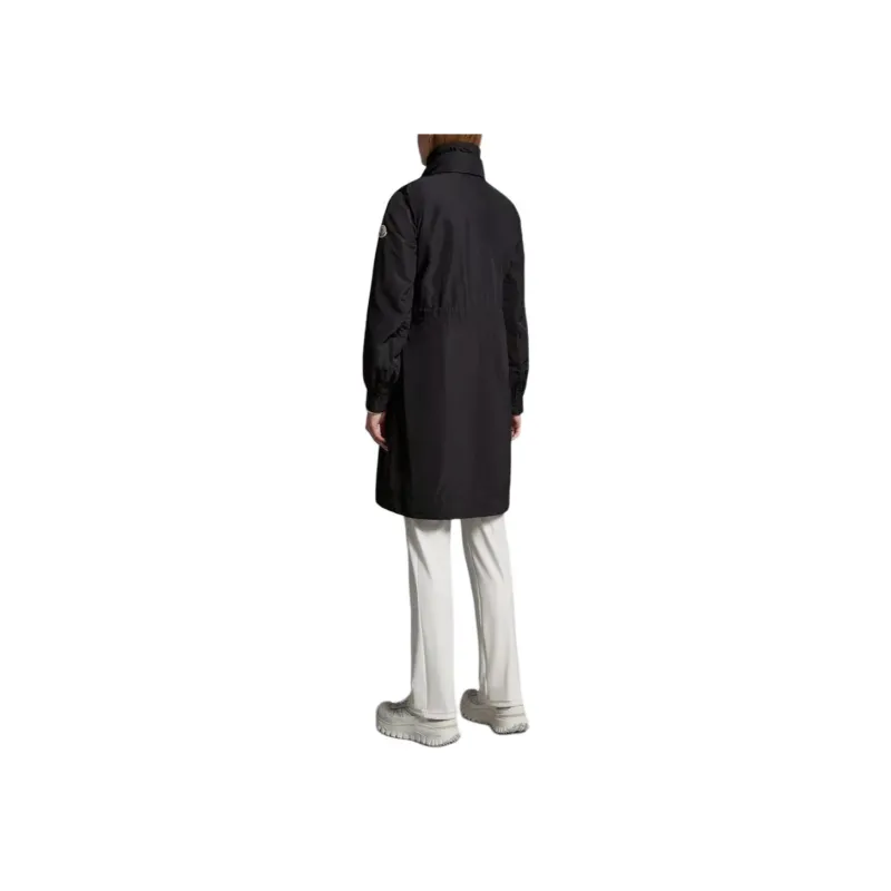 Moncler Trench Coat Women's Black-2