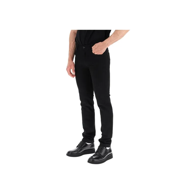 FENDI Ff Embroidered Slim fit Jeans-4