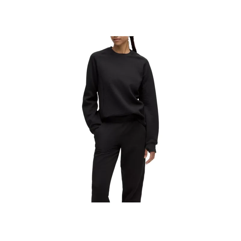 Lululemon CrewneckLong Sleeve Waffle Knit Sweatshirt Women's-2