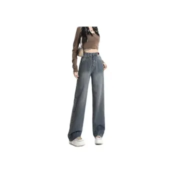 HELEH Versatile Denim Jeans For Women's Women's