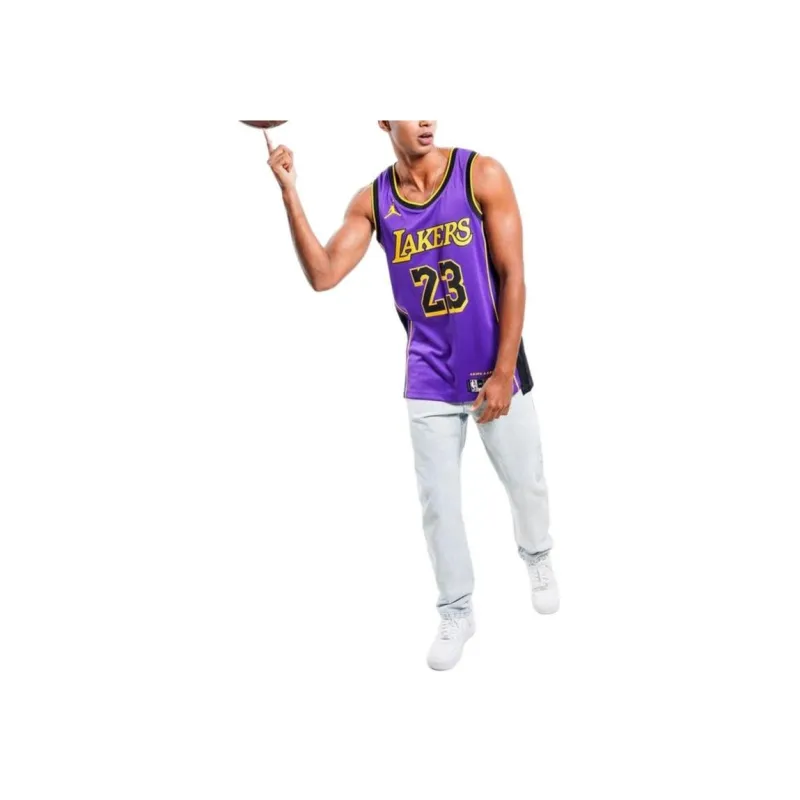 Jordan Los Angeles Lakers Statement Edition Men's Jordan Dri-FIT NBA Swingman Jersey-2