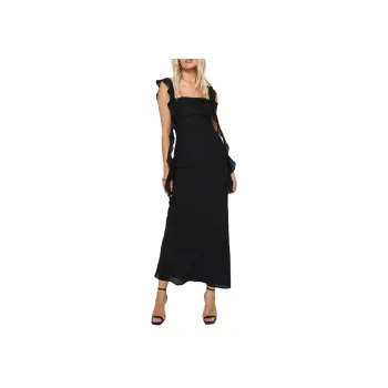 PRINCESS POLLY LANAI MAXI DRESS Slip Dress Women's BLACK/Black