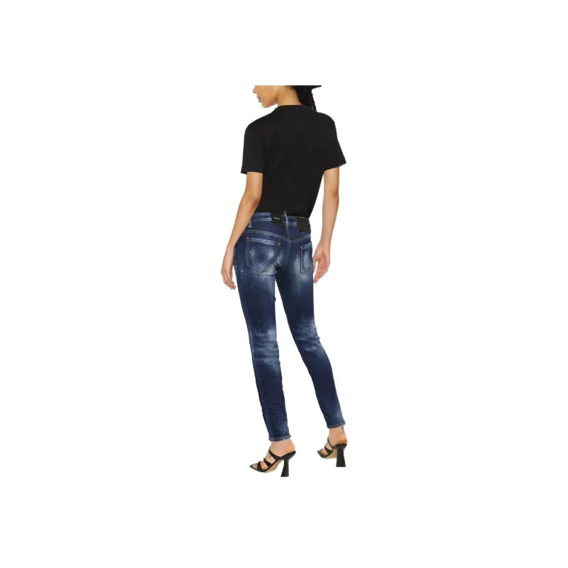 DSQUARED2 Icon Paint splatter Skinny Jeans-2