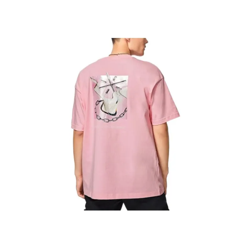 LiNing x Glare Wade Collection SS22 T Shirt Unisex Pink-2