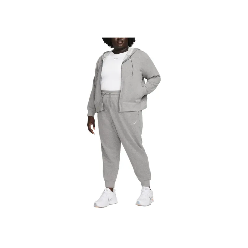 Nike Dri-FIT One Women's Full-Zip French Terry Hoodie Plus Size-2