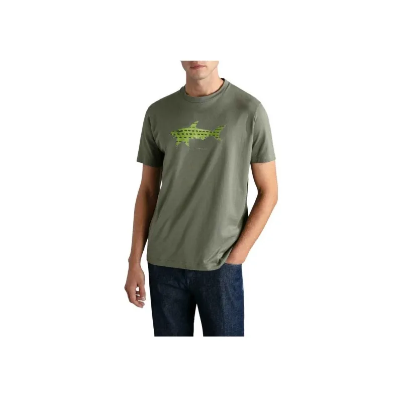 Paul & Shark Yachting T Shirt Men's Green-2