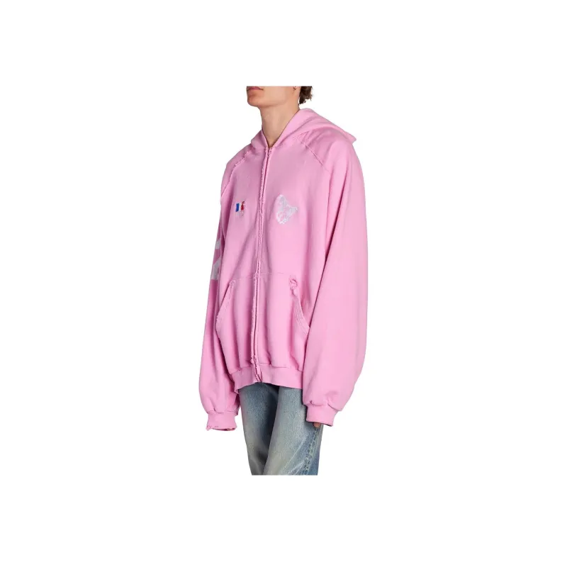 Balenciaga Zip Up Hoodie-4