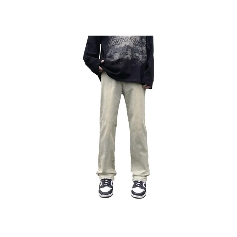 RAMPAGE Jeans Unisex Washed Yellow Mud-0
