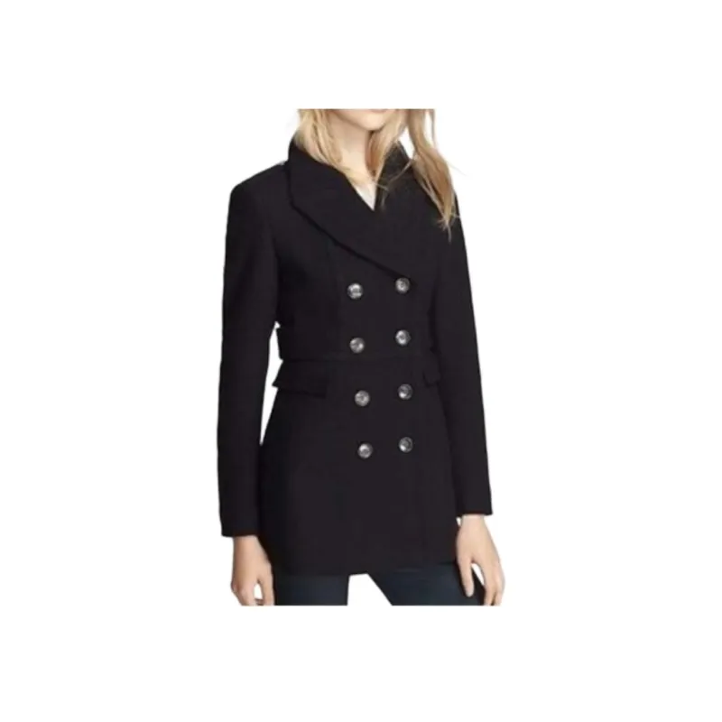 Burberry Coat Women's Blue Black-2