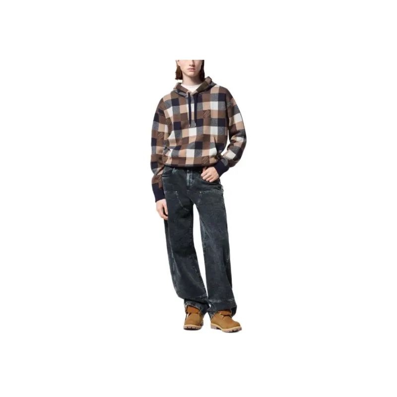 LOUIS VUITTON Damier Cashmere And Wool Blend Hoodie-3