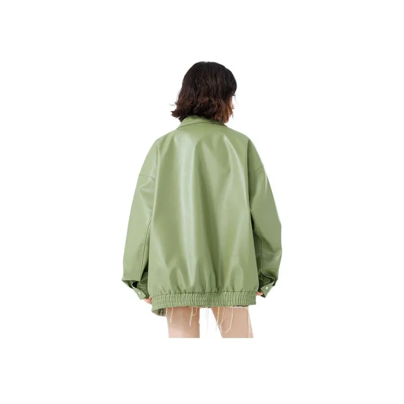 FOR FEAR THAT Leather Jacket Unisex-1
