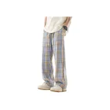 Apricot Blue Plaid