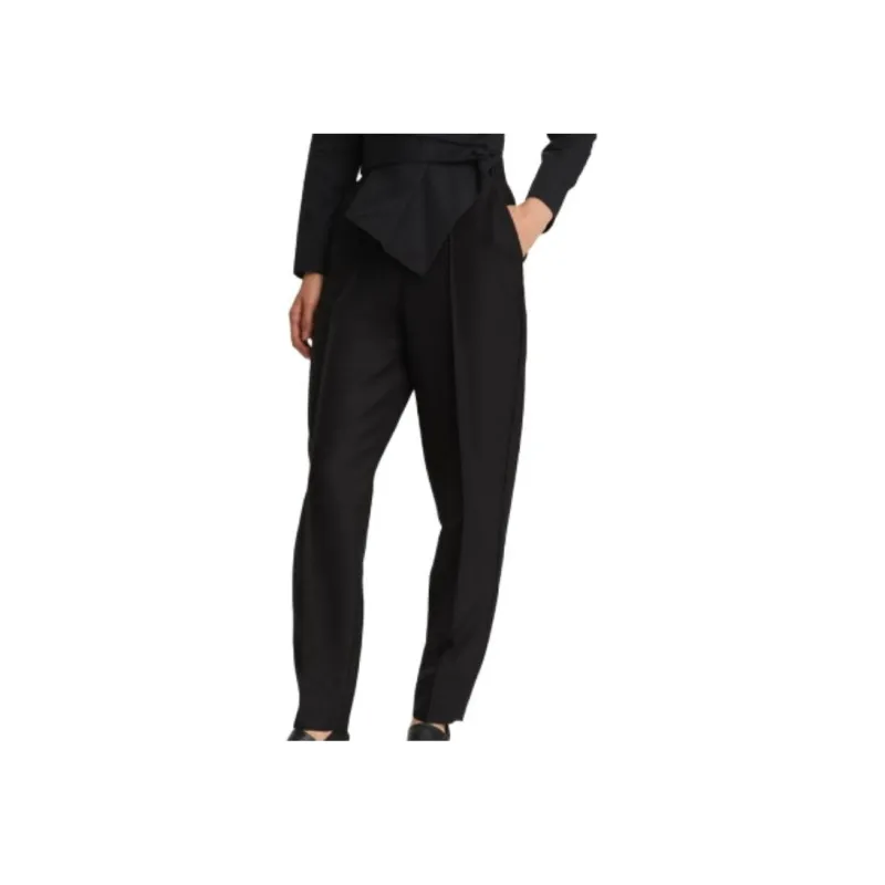 TORY BURCH High Waist Tapered Tailored Trousers-1
