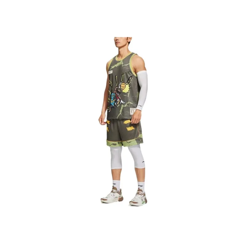 LiNing Badfive Casual Shorts Unisex Green-2