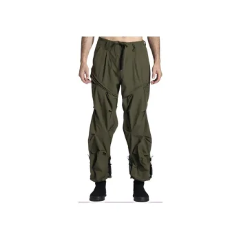 NORVINCY Western Outdoor Solid Color Casual Pants Unisex