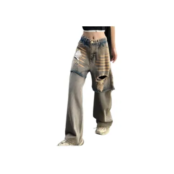 SOCKKEY Jeans Unisex Yellow Mud
