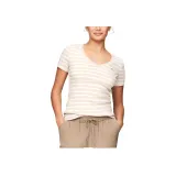 Khaki & White Stripes