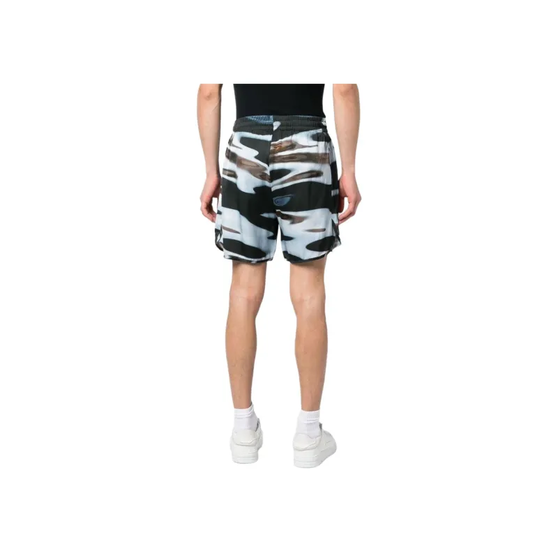 Blue Sky Inn Graphic Print Track Shorts-2