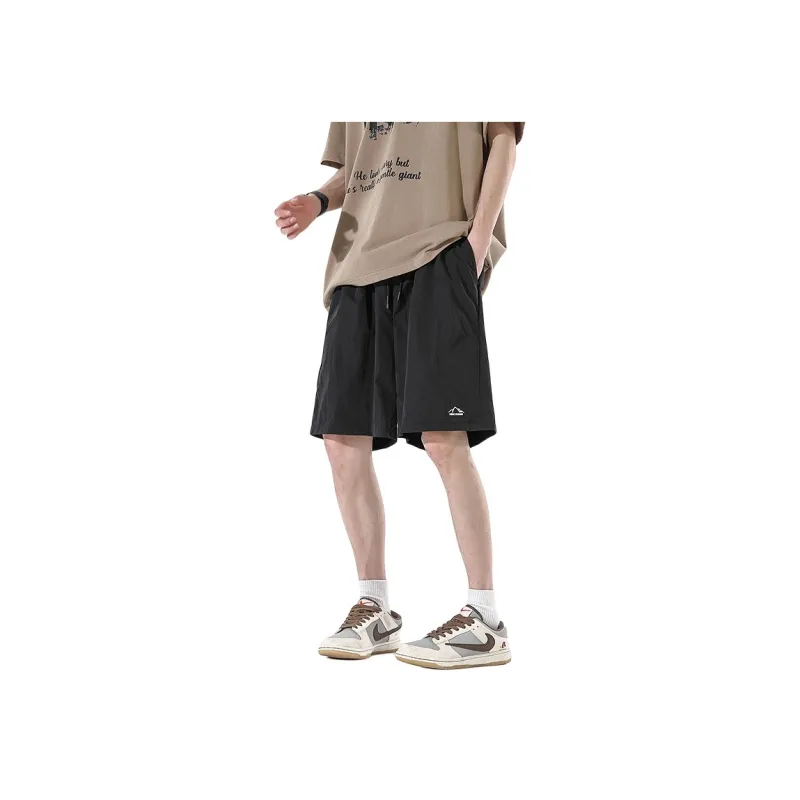 GROW DATE Cargo Shorts Unisex Night Black-83