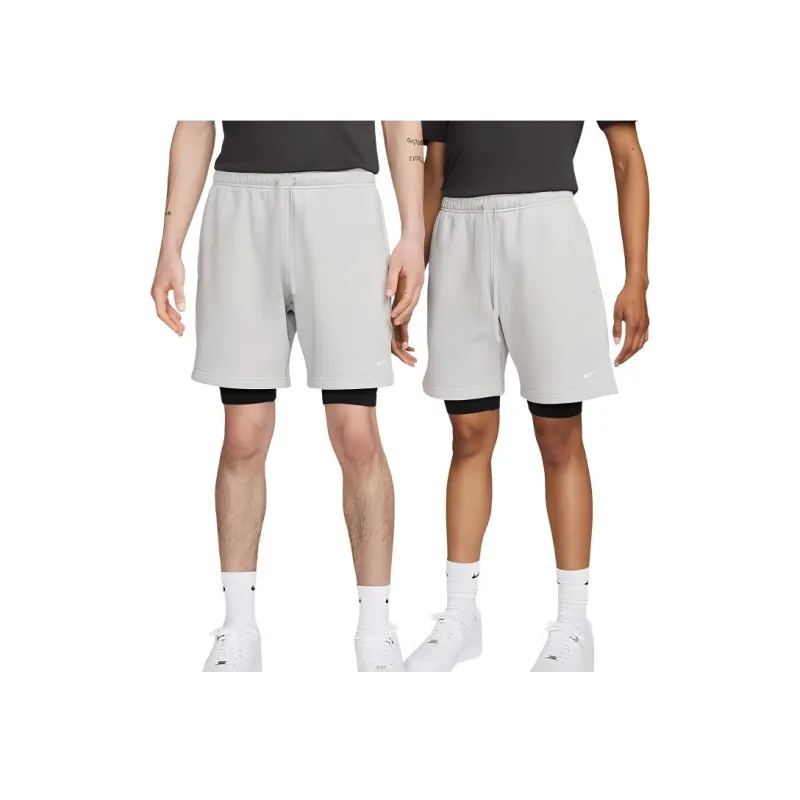 Nike x MMW 3 in 1 Shorts Casual Shorts Unisex Gray-1