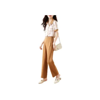 Mo Han Yi Mei Casual Suit Women's Earth Yellow