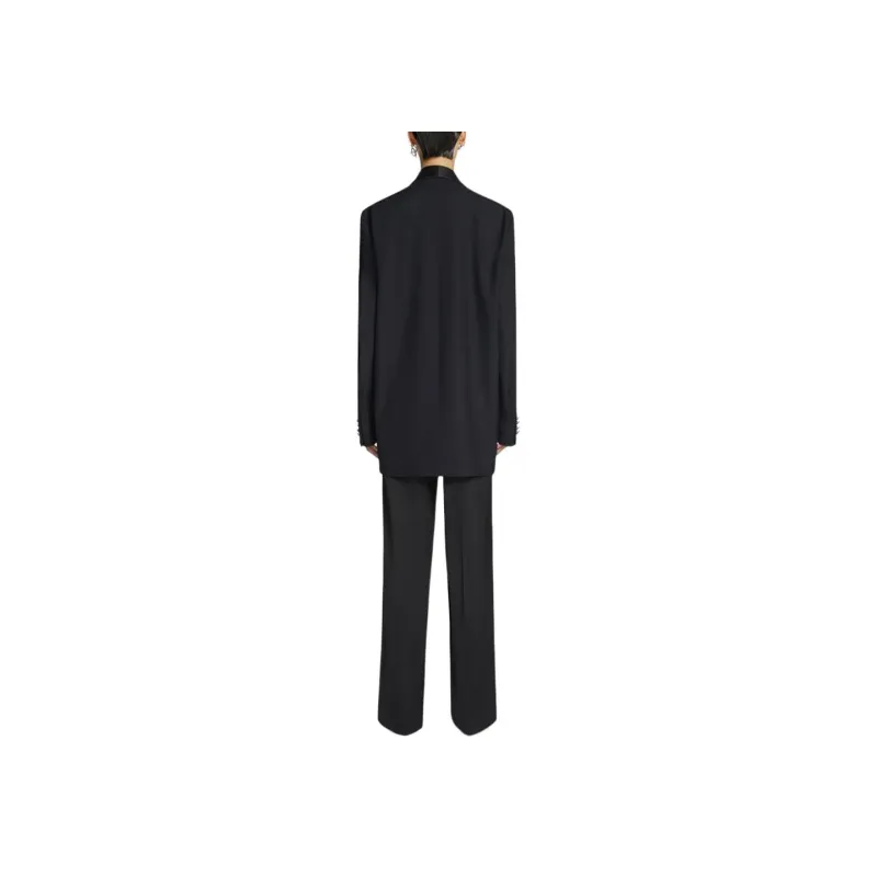 DRIES VAN NOTEN Double breasted Tuxedo Blazer-1