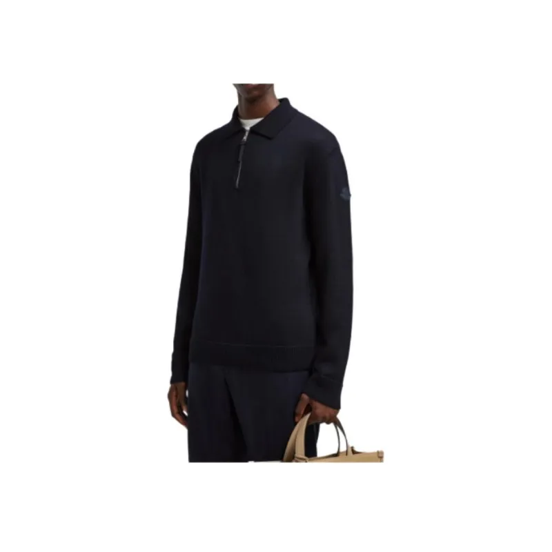 Moncler Long sleeved Polo Jumper-2