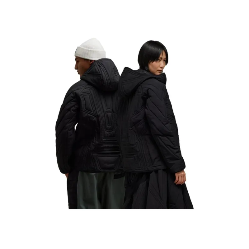 Y 3 Hooded Quilted Bomber Jacket-2