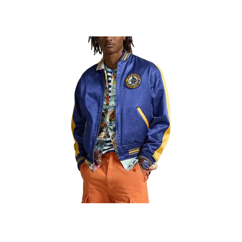 Polo Ralph Lauren Logo patch Bomber Jacket-3