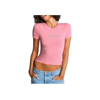 Victoria's Secret T Shirt Women's Dark Pink