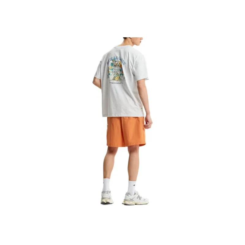 New Balance T Shirt Men's Light Gray-3