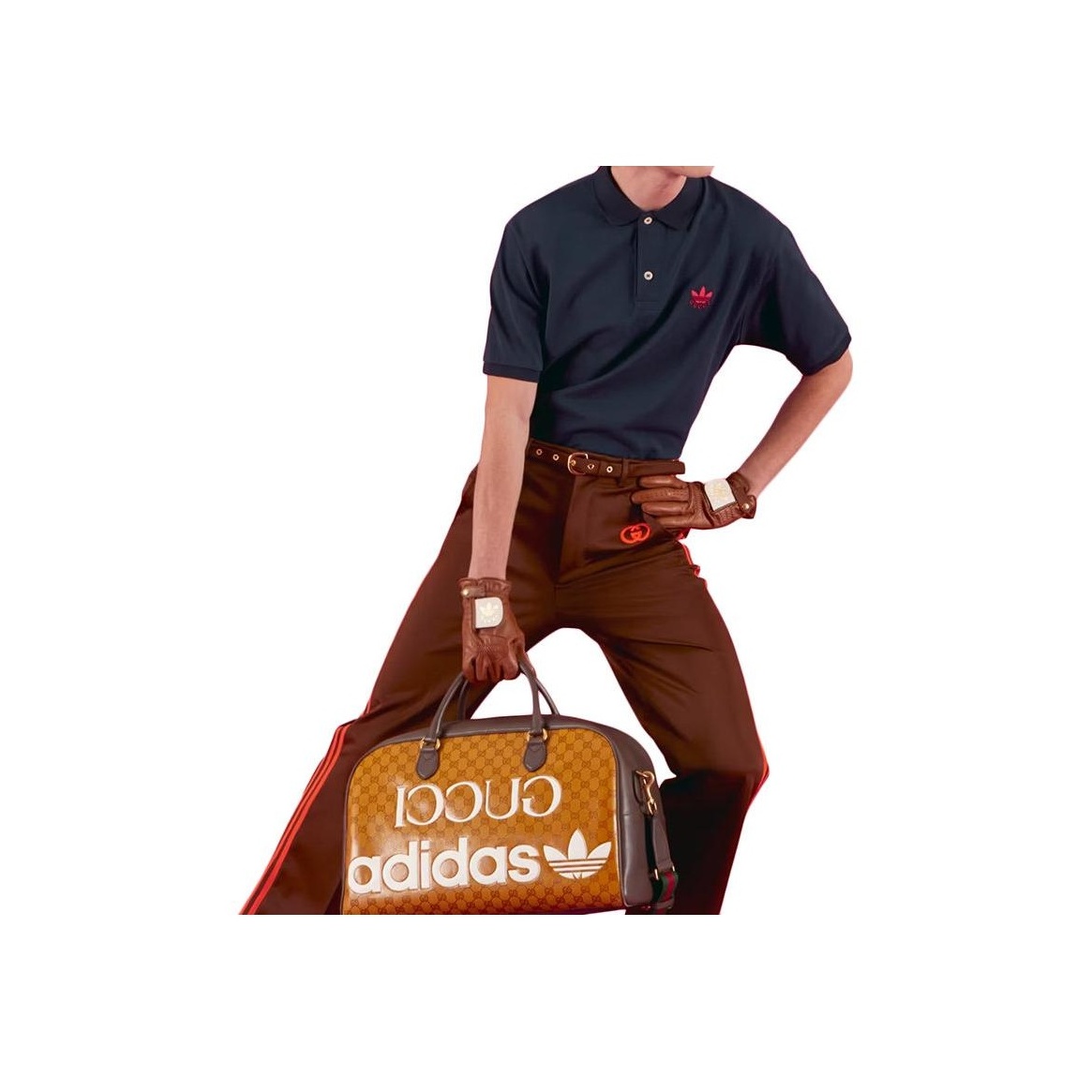 GUCCI X Adidas Cotton Piquet Polo L - POIZON