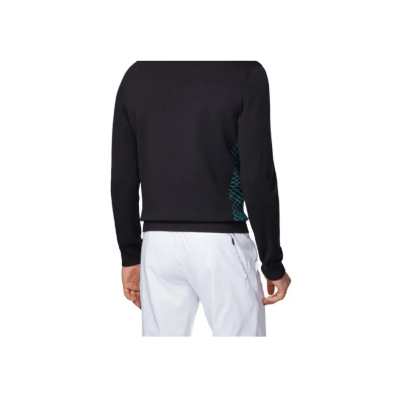 HUGO BOSS Sweaters Men Black-4