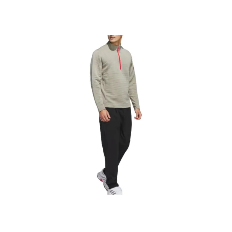 Adidas Free Shipping With AdiClub Ultimate365 Dwr Textured Quarter Zip Pullover-2
