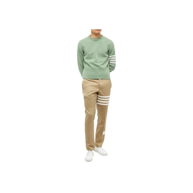 THOM BROWNE 4 Bar Unconstructed Chino Trousers-1