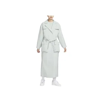 Nike Trench Coats Women's Light Silver