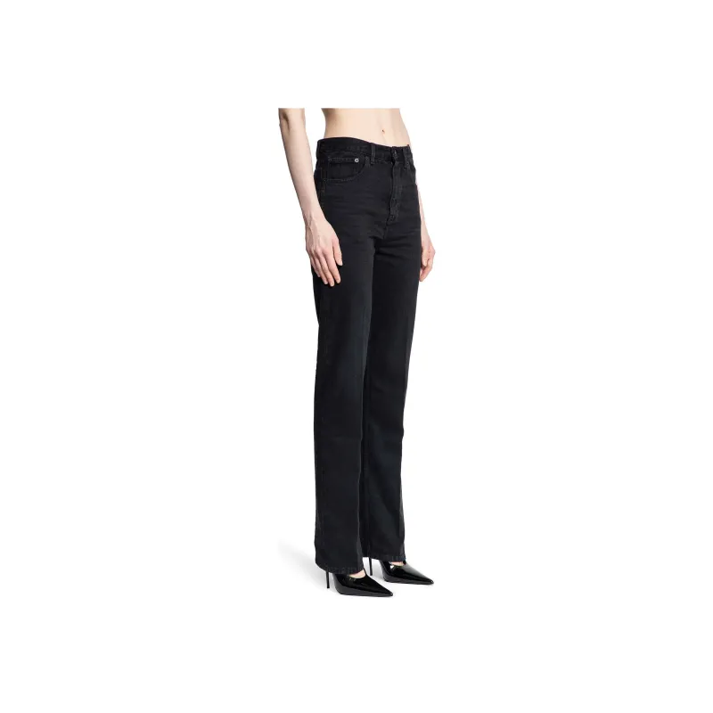 SAINT LAURENT Mid Rise Straight Leg Jeans-4