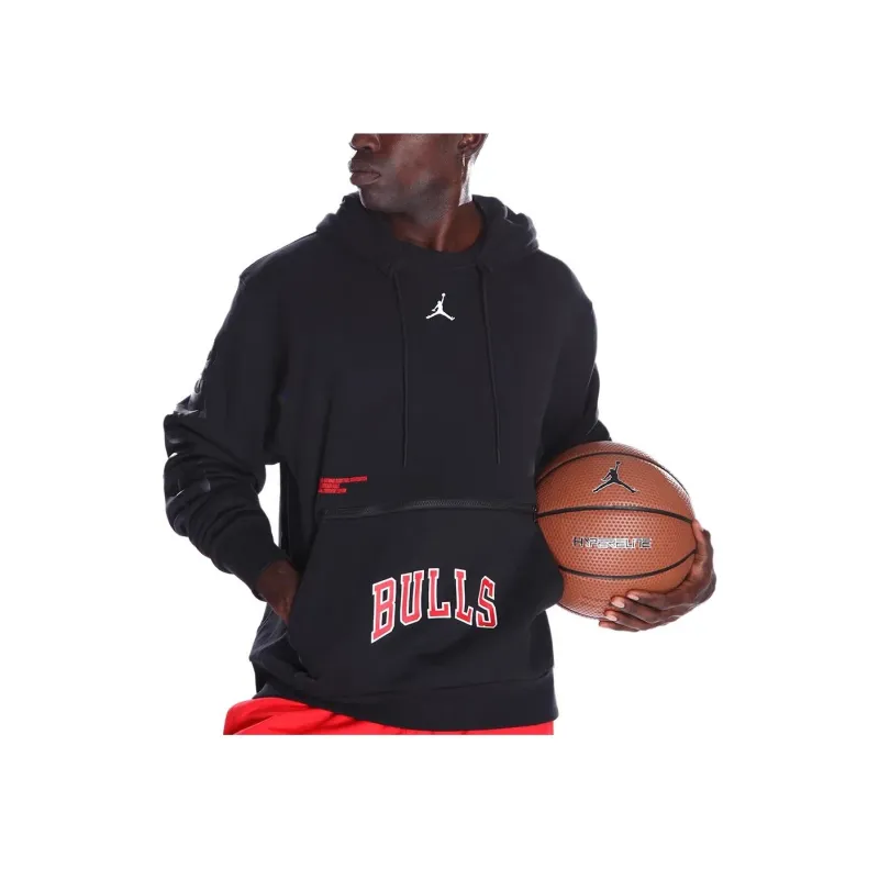 Jordan Chicago Bulls Courtside Statement Edition Men's Jordan Nba Fleece Pullover Hoodie-2