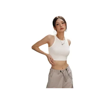 HEISU Tank Tops Women's White