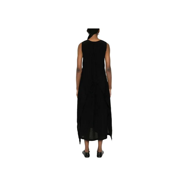 UMA WANG Crinkled Midi Dress-2