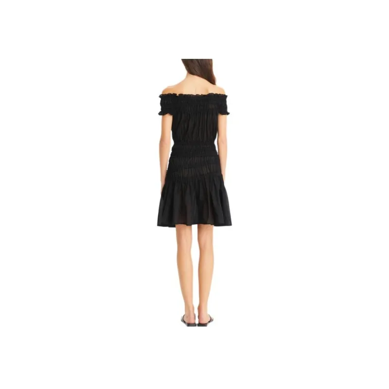 TORY BURCH Off shoulder Ruffled Dress-3