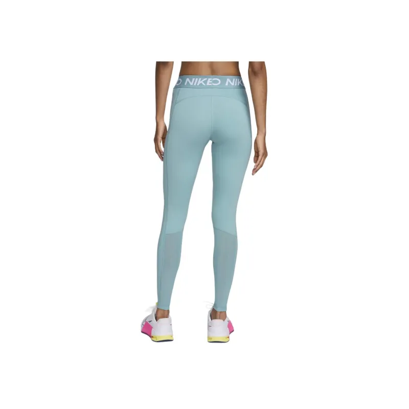 Nike Pro Women's Mid-Rise Mesh-Paneled Leggings-0