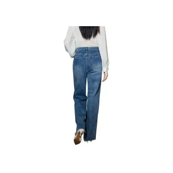 SMEN Jeans Women's Denim Blue